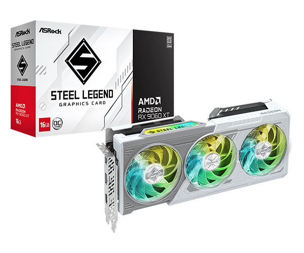 ASRock RX9060XT SteelLegend 16GO